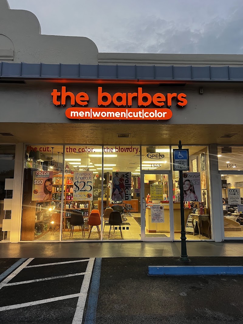 the barbers men|women|cut|color salon & barbershop